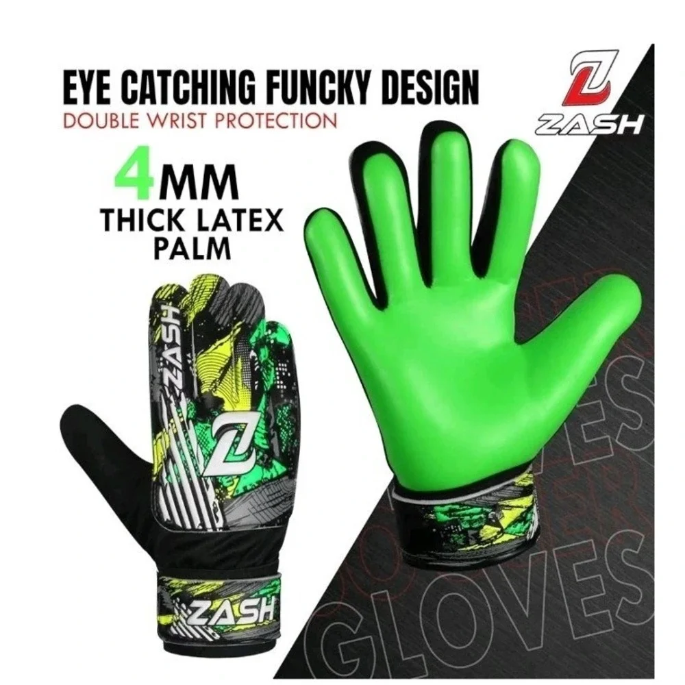Zash Goalie Gloves for Kids Boys Kids, Youth Soccer Football Goalkeeper‎ Sz 3
